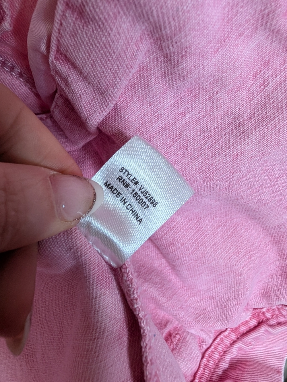 Veveret Pink Denim Jacket | Cropped Cotton Trucker Jacket Size M - Picture 5 of 6